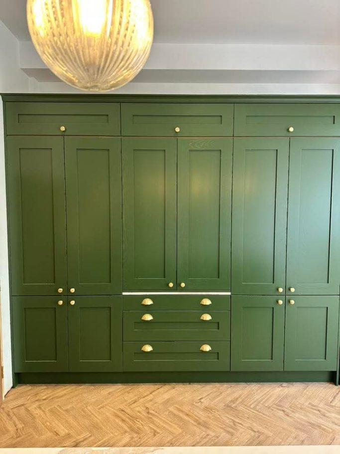 DIY Kitchens butlers pantry in Norton in green