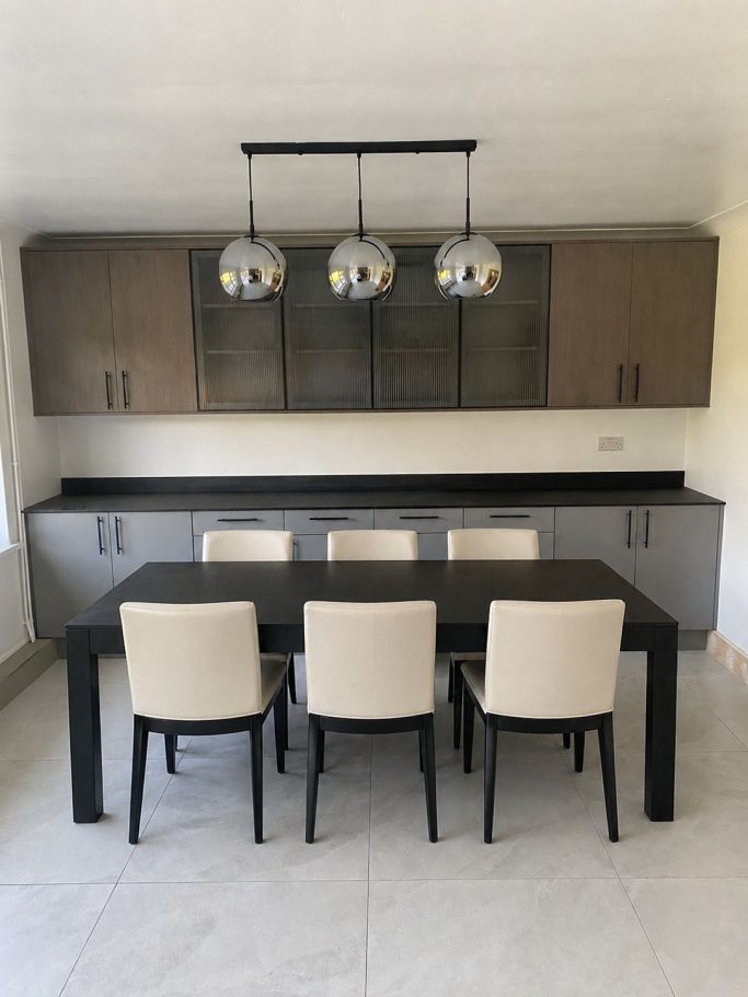 DIY Kitchens Carrera in Heron Grey and Verona in Washed
